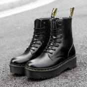 Dr. Martens Women's Platform Leather Boots