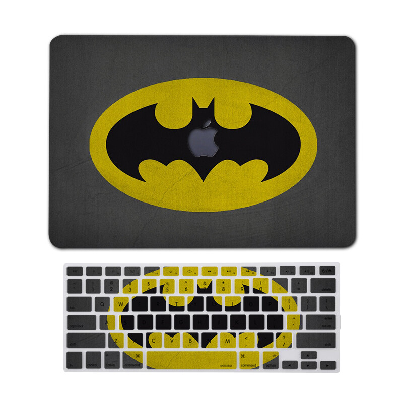 Ốp Lưng Super Hero Batman Spider Man Cho MacBook Mới Air Pro 13 11 Inch  Model A1932 A2179 A2337 A2338 M1 Chip Có Touch ID 2018 2019 2020 2021 Bộ  Phụ Kiện