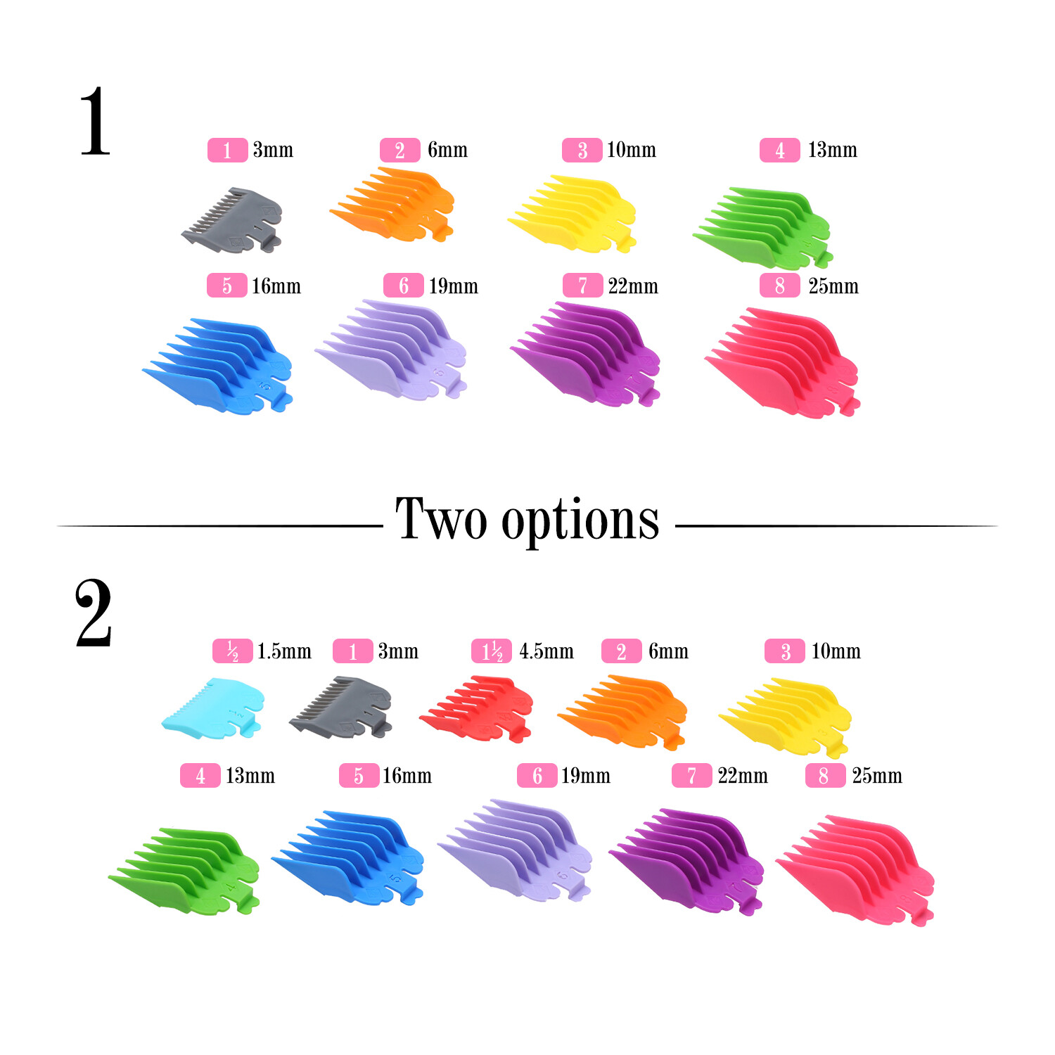 10 cái kẹp tóc bằng nhựa dẻo không đau nhiều mằu sắc - INTL