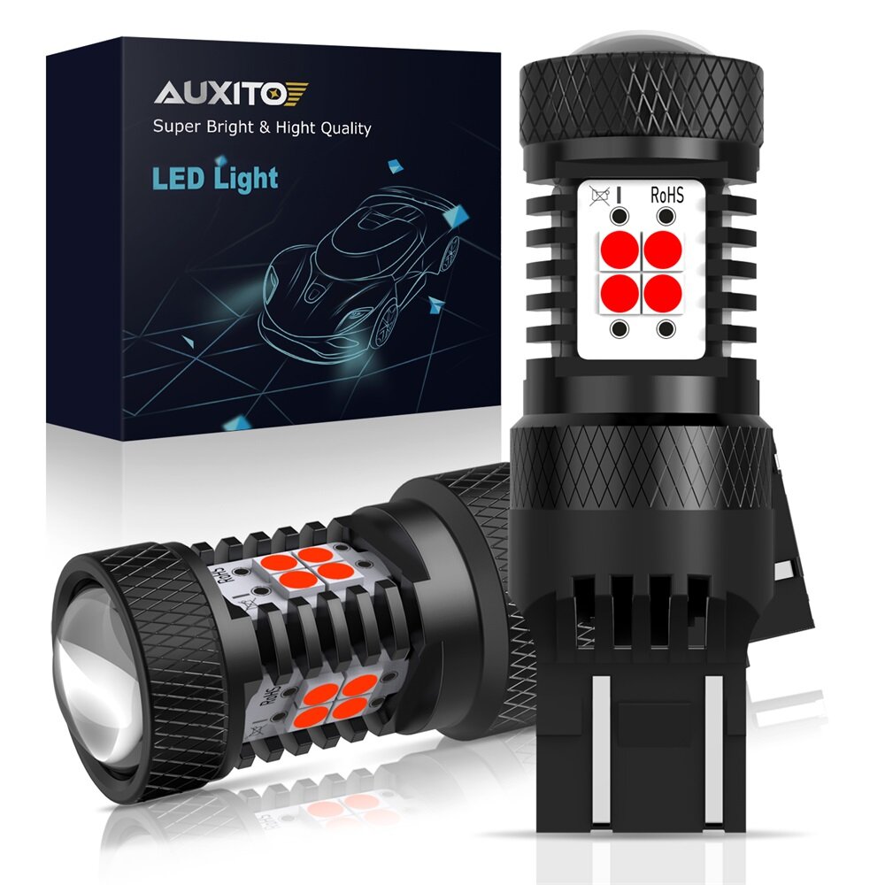 Auxito 2 chiếc đèn phanh canbus led w21/5w 7443 t20 bóng đèn led 7443 7440 cho đèn lùi dự phòng