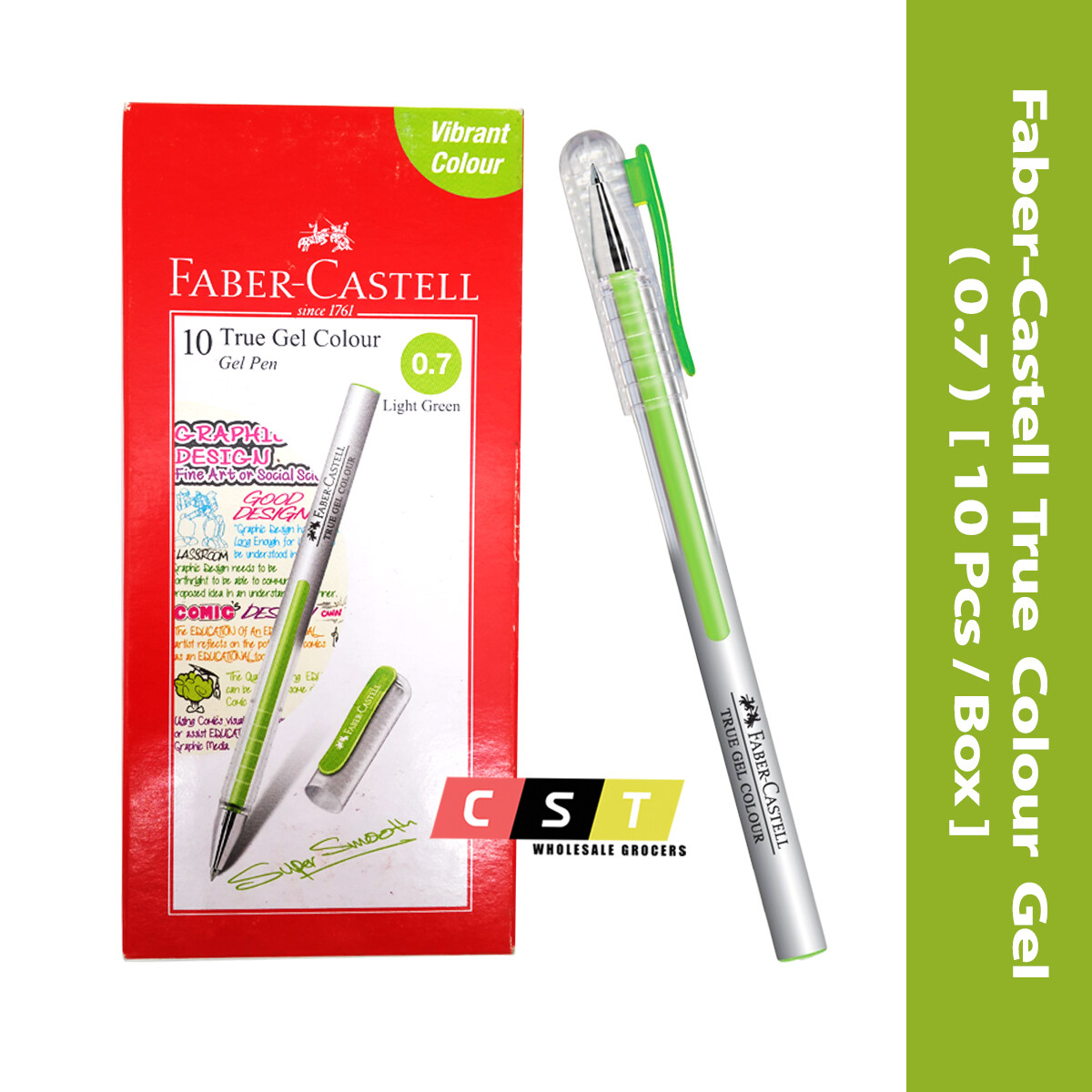 Faber Castell True Gel Pen, Smooth Gel Pen 0.7mm