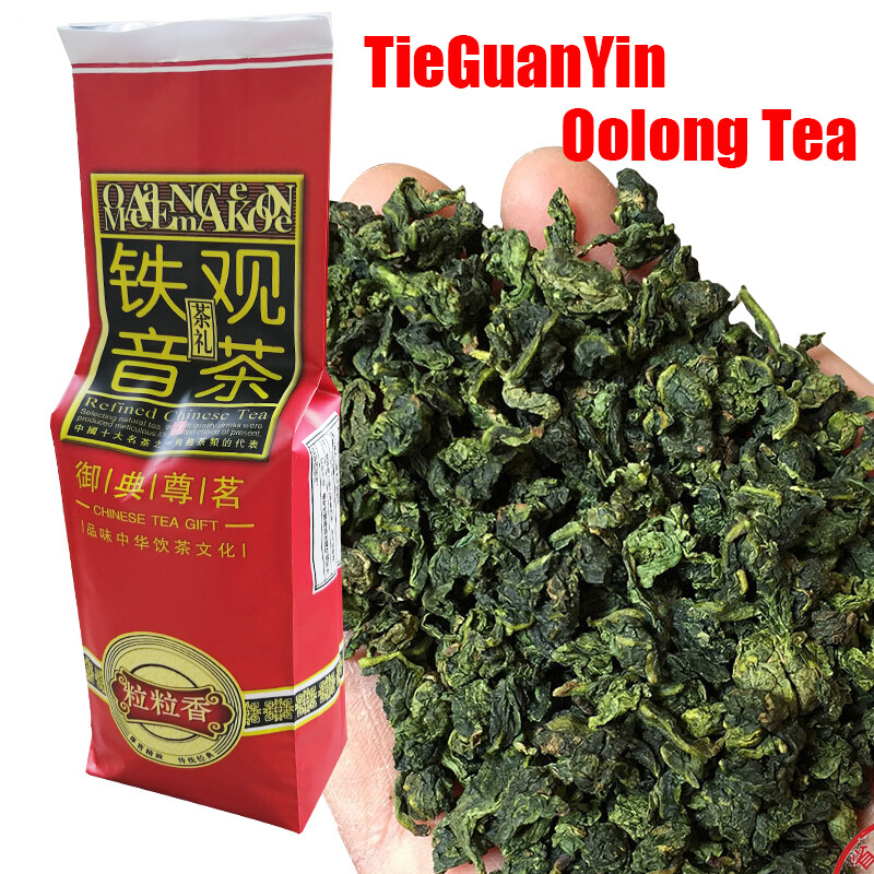Gambar 2021 Teh Cina Anxi Tie Guan Yin Teh Hijau Jelas Jenis Wangian Tieguanyin Oolong Teh untuk Kehilangan Teh Berat