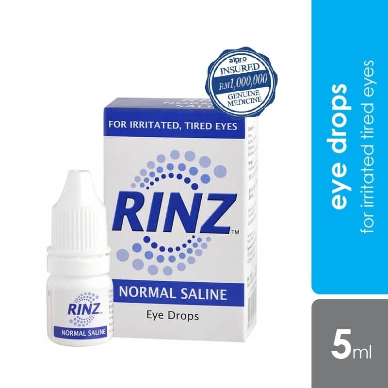 Plain saline sale eye drops