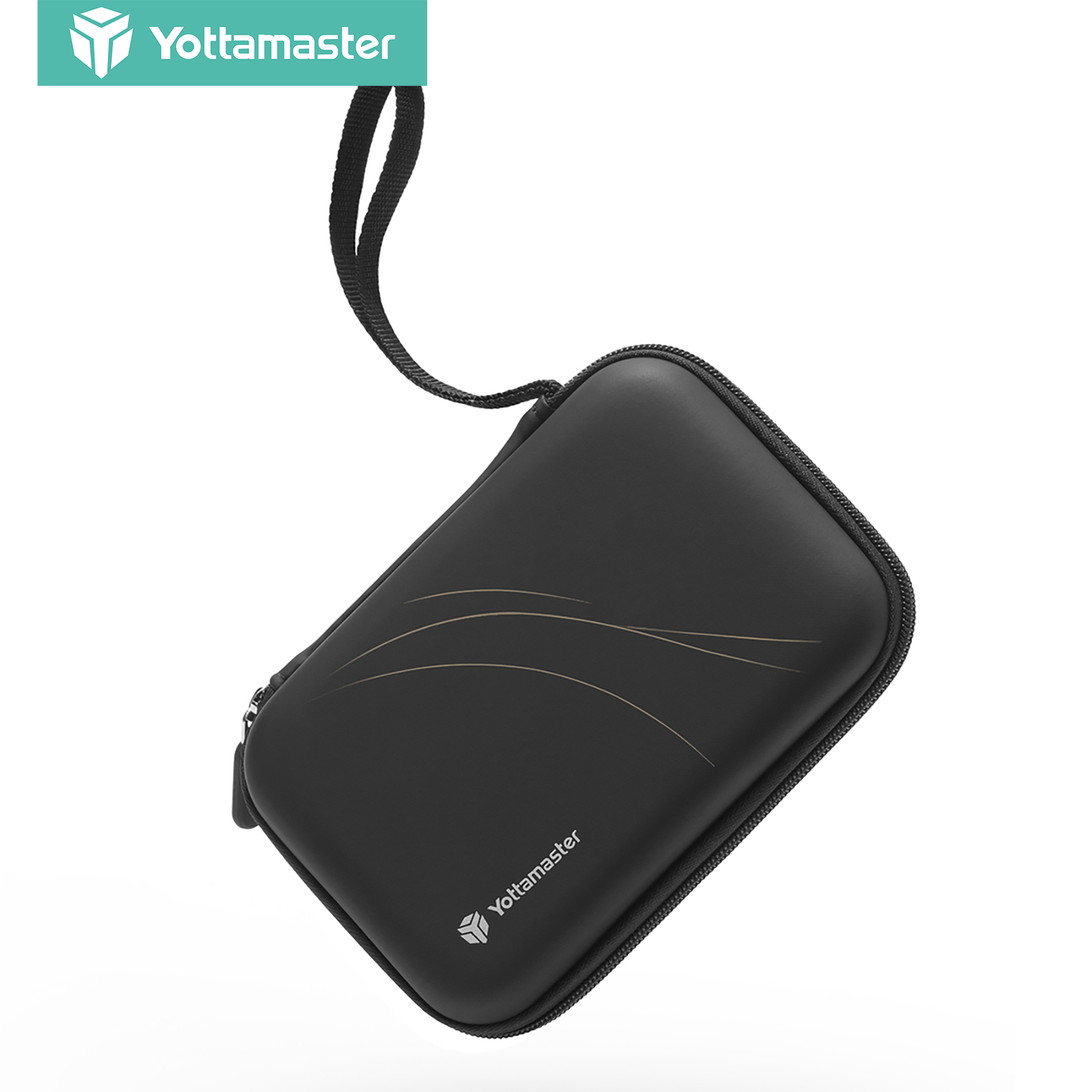Yottamaster External Storage Hard Case HDD SSD Bag Anti-static Moistureproof Dustproof for 2.5 Inch Hard Drives M.2 SSD USB Cable Charger Electronics Accessories Organizer Bags ราคา 170 บาท*ส่งฟรี