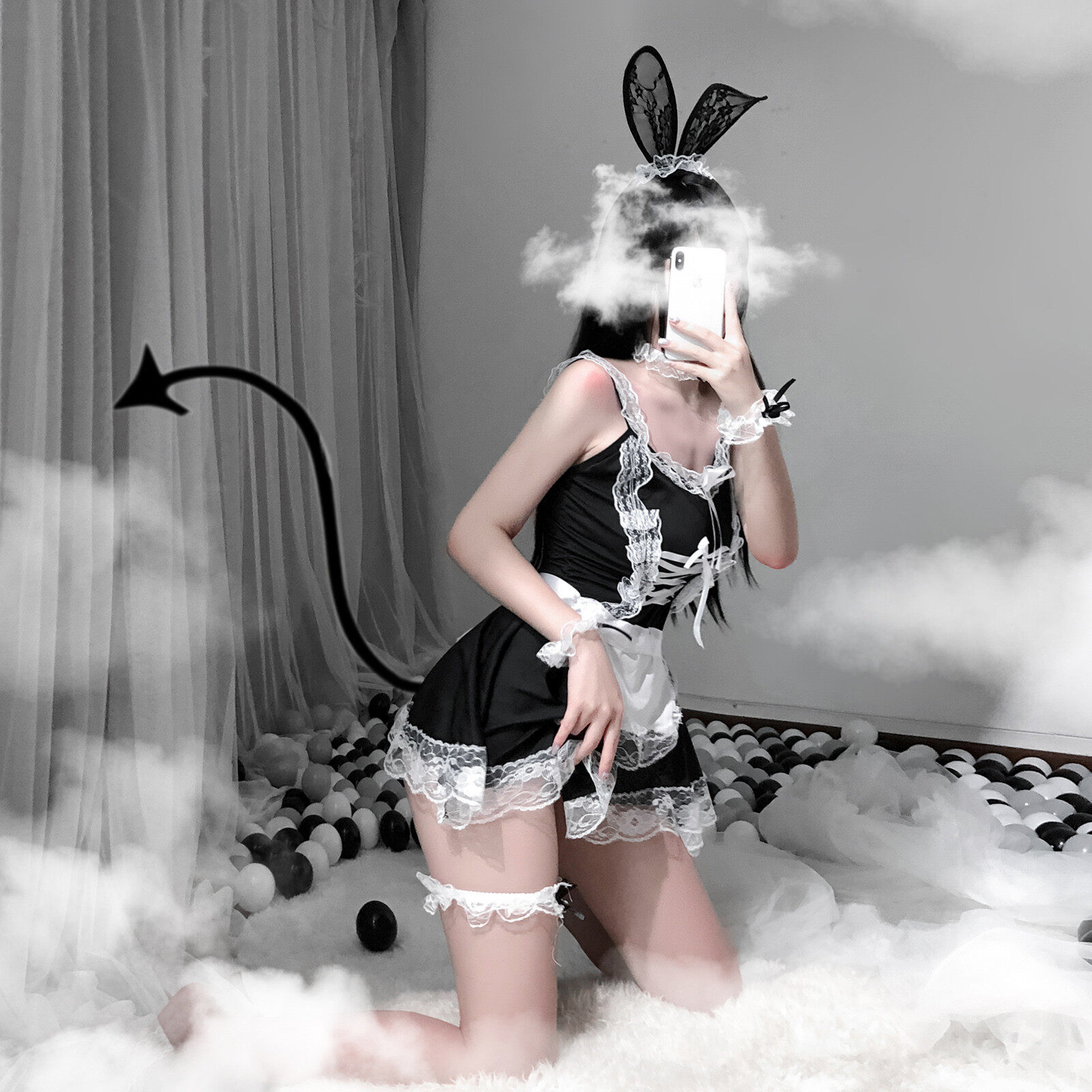 Đầm Nữ Thoải Mái Đồ Lót Gợi Cảm Chơi Đồng Phục Cho Nữ Dễ Thương Trang Phục Cosplay ĐầM Dạ HộI Ngoại Cỡ Hầu Gái, Quần Lót Gợi Cảm Nóng Bỏng Đồ Ngủ Đồ Lót Cho Nữ Bộ Đồ Quyến Rũ