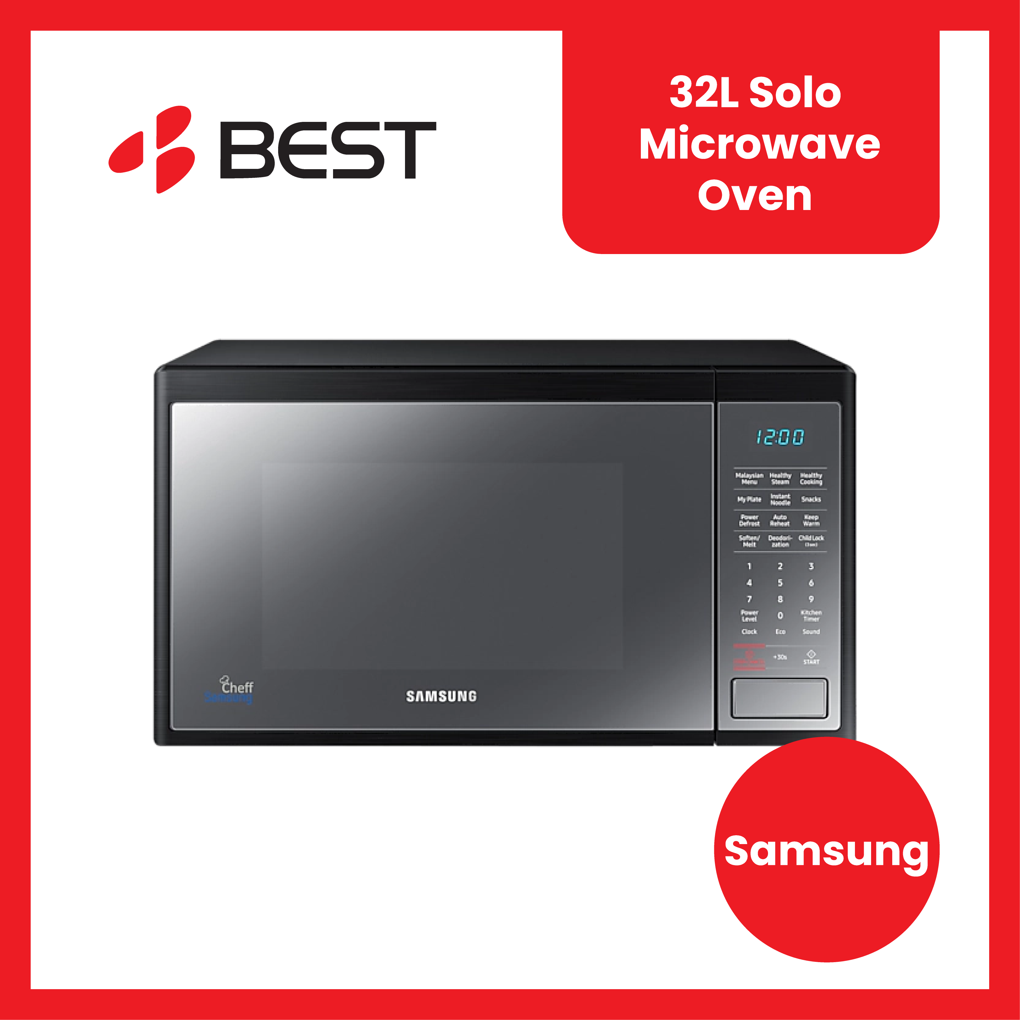 samsung microwave oven ms32j5133gm