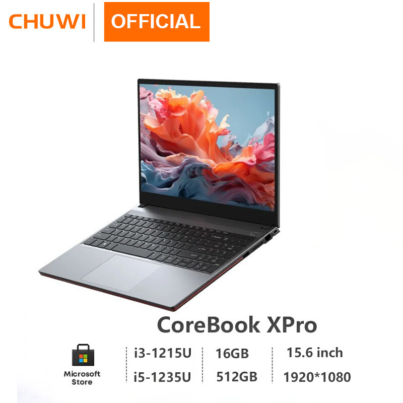 CHUWI CoreBook XPro Gaming Laptop 16GB RAM 512GB SSD 15.6 inch IPS Screen Intel Six Cores i3-1215U Core UP to 3.70 Ghz Notebook ราคา 18,699 บาท*ส่งฟรี