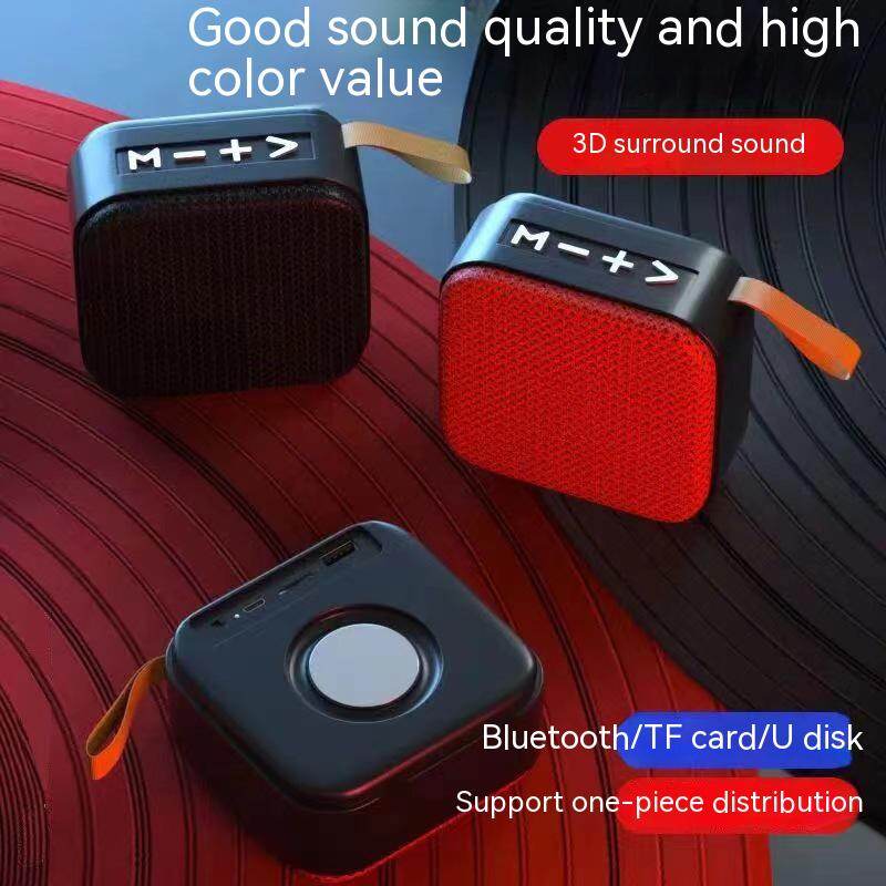 Vải Xách Tay Loa bluetooth không dây Loa Siêu Trầm thẻ TF Loa Loa bluetooth không dây Cho Điện Thoại Di Động