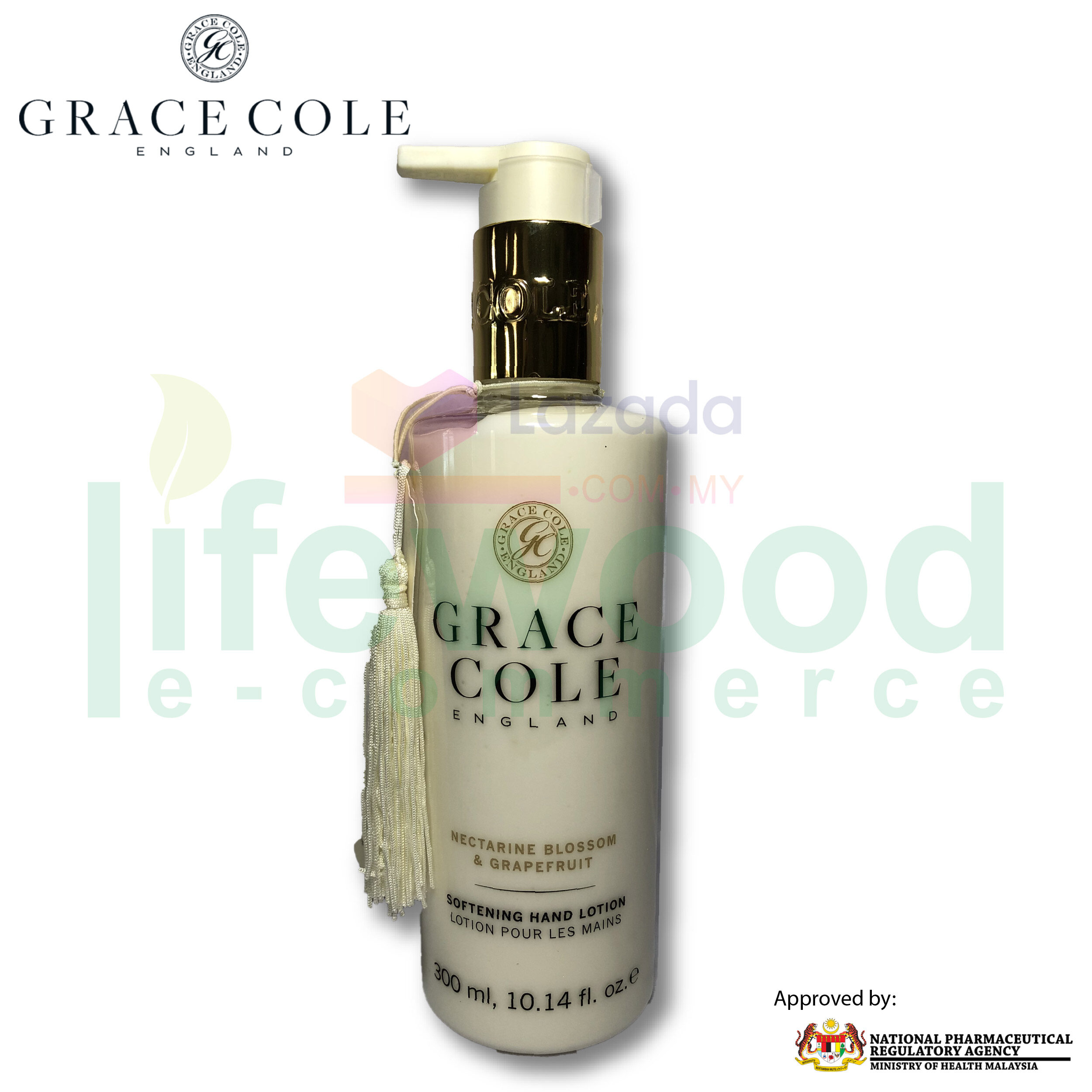 Gambar GRACE COLE Nectarine Blossom   Grapefruit 300ml Hand Lotion