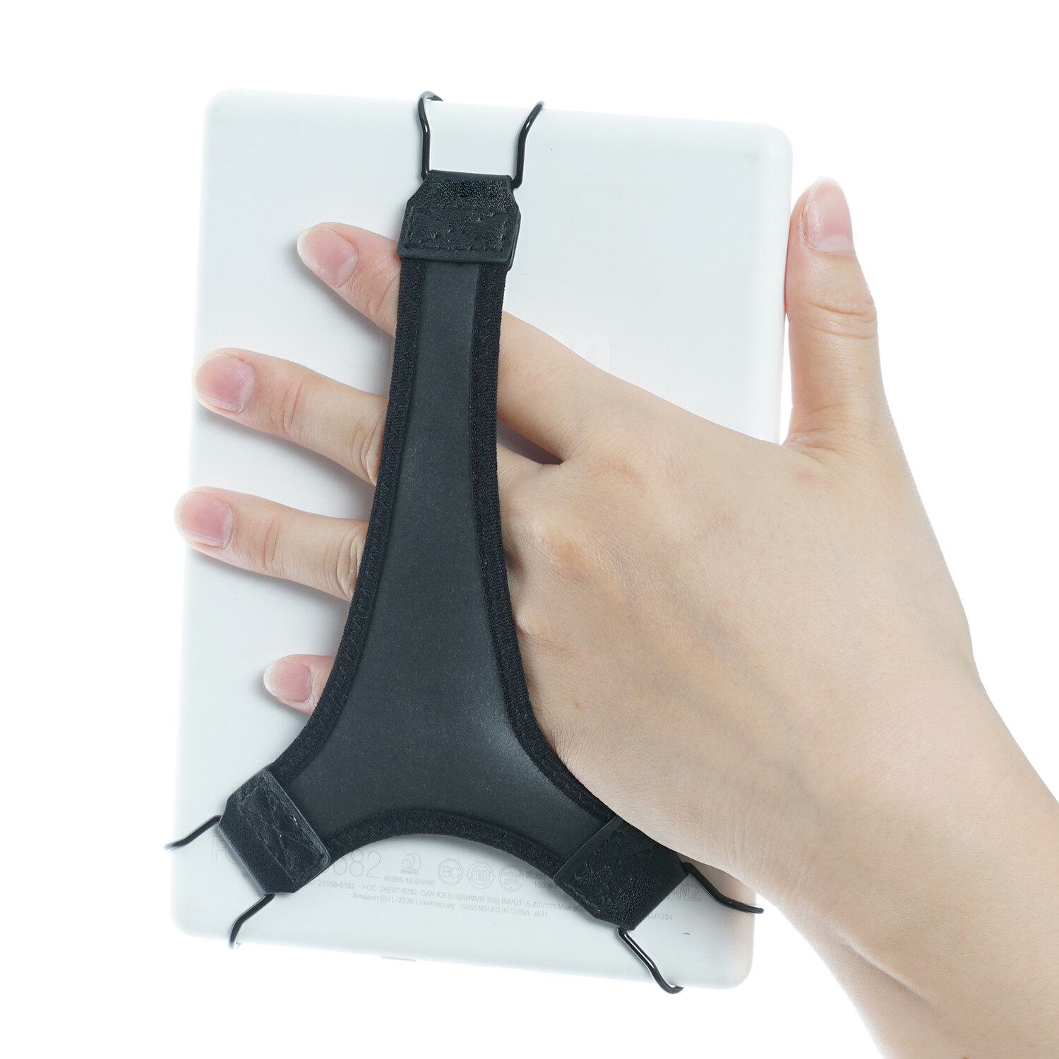 Dây Đeo Tay TFY Giữ Ngón Tay Với PU Mềm, Tương Thích Với Kindle E-reader-Kindle E-Reader 6 / Kindle Voyage / Kindle Oasis, Đen