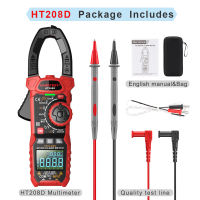 HABOTEST HT208 1000V/1000A AC/DC Đồng hồ vạn năng Đồng Hồ Kẹp Kỹ Thuật Số Đồng Hồ Vạn Năng NCV True-RMS Đồng Hồ Đo Dòng Điện Điện Áp Kẹp