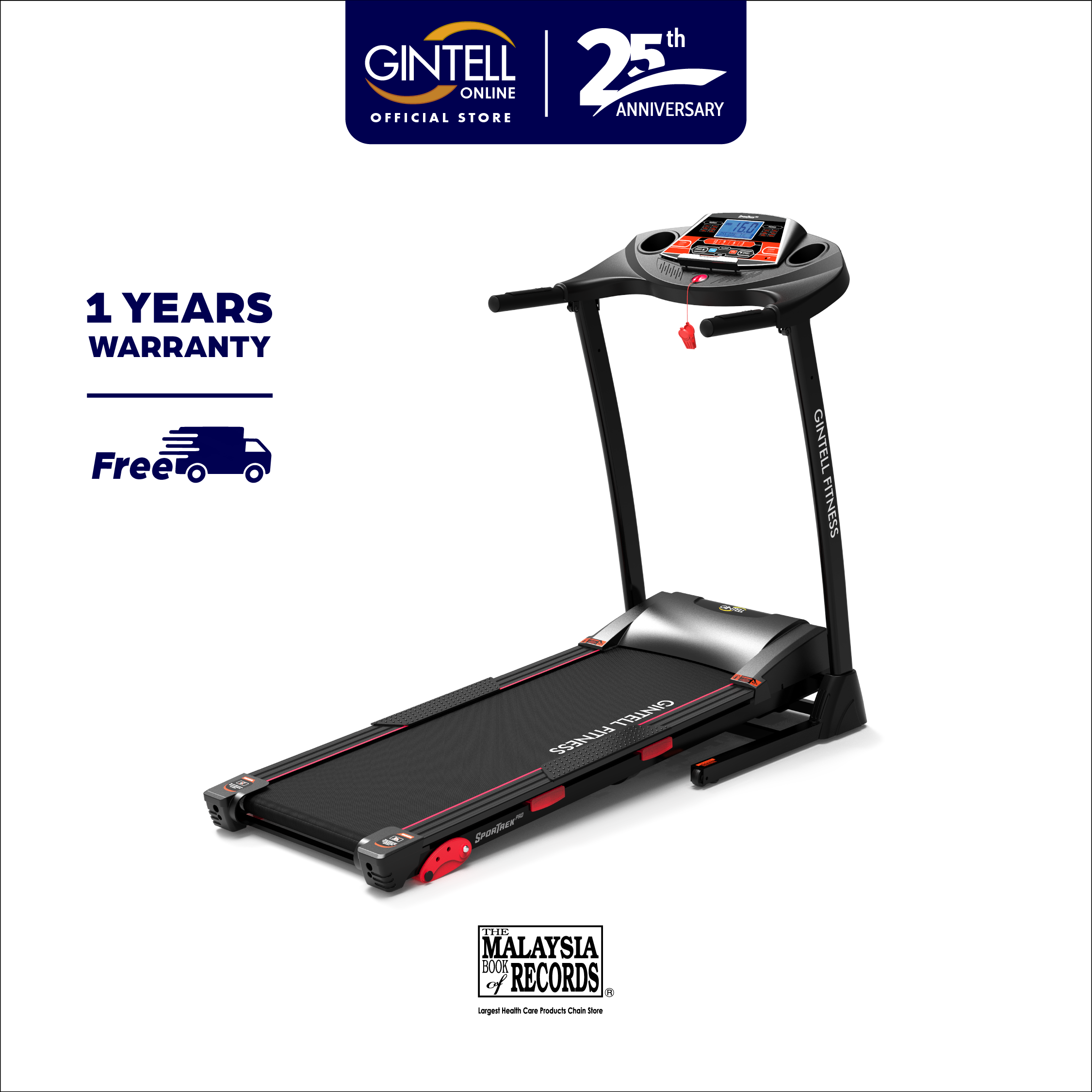 Cny Sale Gintell Smartrek Plus Treadmill 3 0hp Lazada