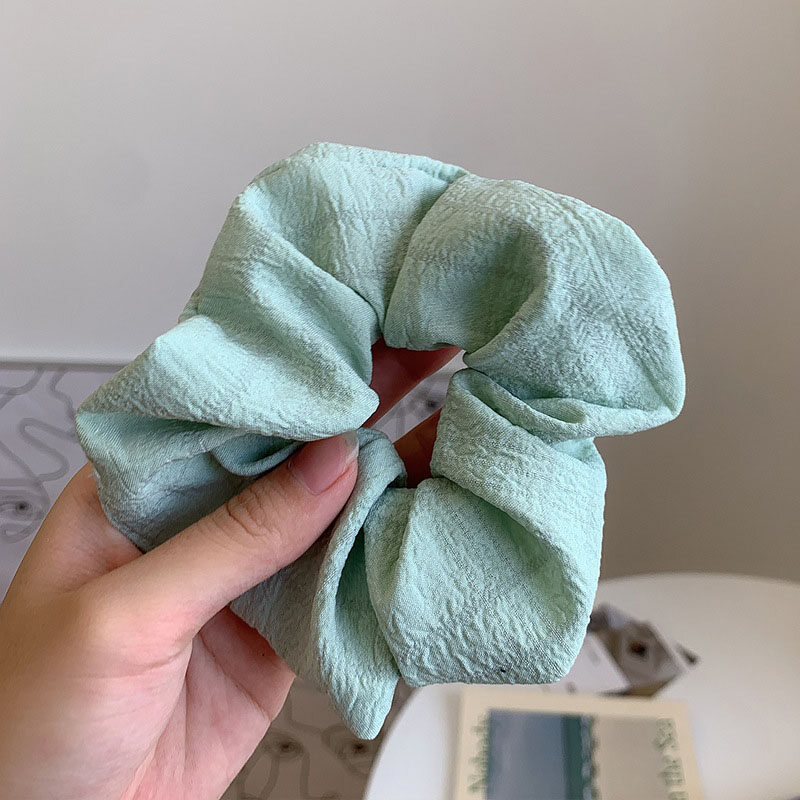Dây Buộc Tóc Dây Buộc Cổ Điển Đơn Giản Dây Cao Su Co Giãn Màu Trơn Cho Nữ Dây Buộc Tóc Đuôi Ngựa Thường Ngày Phụ Kiện Tóc