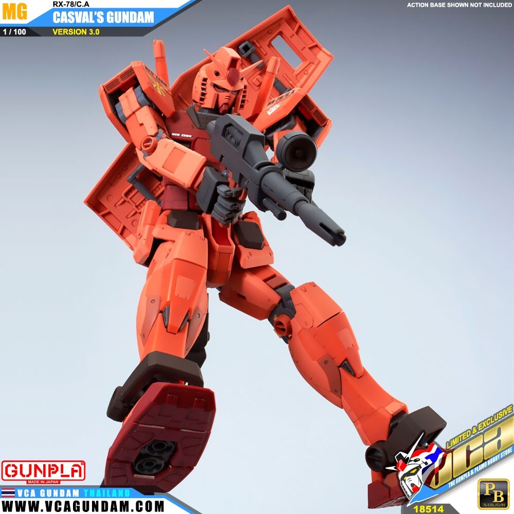 MG RX-78/C.A CASVALS GUNDAM VER 3.0 RX-78/C.A คาสวาล กันดั้ม