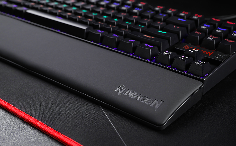 Redragon P036 Meteor M Gaming Keyboard Wrist Rest Pad with Ergonomic Soft Memory Foam for 80% 87 Keys TKL Size 14.13 x 2.87 in, 0.78 inch 11 61ea5225b566a90274a1a7fe886af130