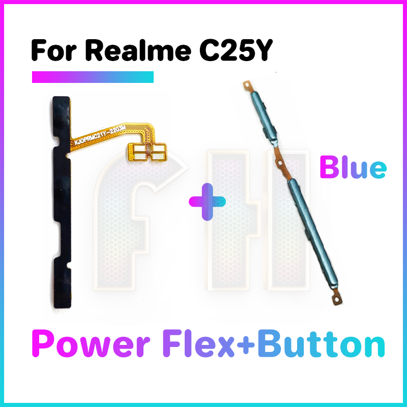 Tasto Tasti Flex Flat VOLUME + POWER ACCENSIONE ON OFF Per OPPO REALME C20 C21 - Foto 10