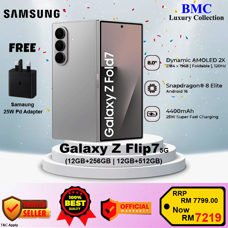 SAMSUNG SM-F966BGALAXY Z FOLD7 5G (12GB+256GB | 12GB+512GB)25W Adapter | Original