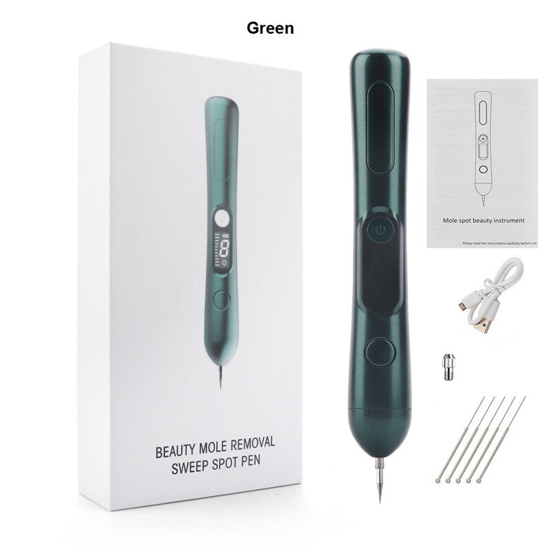 Gambar 9 Gears Laser Plasma Pen Label Mole Skin Remover Freckle Wart Tattoo Stain Remover Multifunction LCD Beauty Tool