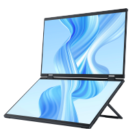 UPERFECT UStation / Delta Lite 15.6- Folding Monitor Dual Portable Display Bult-in Stand VESA 15.6、18.5 inch folding monitor