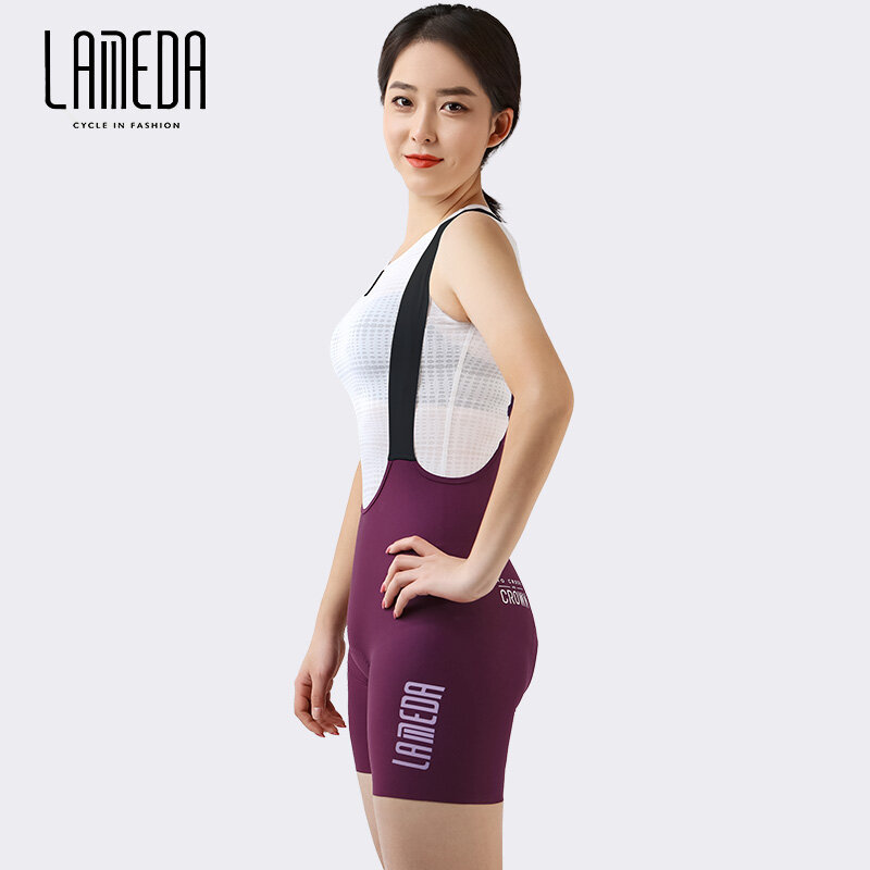 Lameda mới đi xe đạp YẾM MÙA HÈ quần short nữ eo cao đạp xe đường trường quần đi xe đạp quần