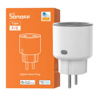 SONOFF S60ZBTPF ปลั๊กอัจฉริยะ Zigbee 16A พร้อมซ็อกเก็ตป้องกันไฟเกินอัจฉริยะ เราเตอร์ Zigbee eWeLink ควบคุมด้วยแอป ตัวตั้งเวลาสำหรับบ้านอัจฉริยะ ปลั๊กไฟ ต้องใช้ Zigbee Hub