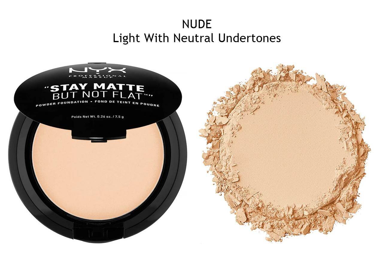 stay matte not flat powder foundation