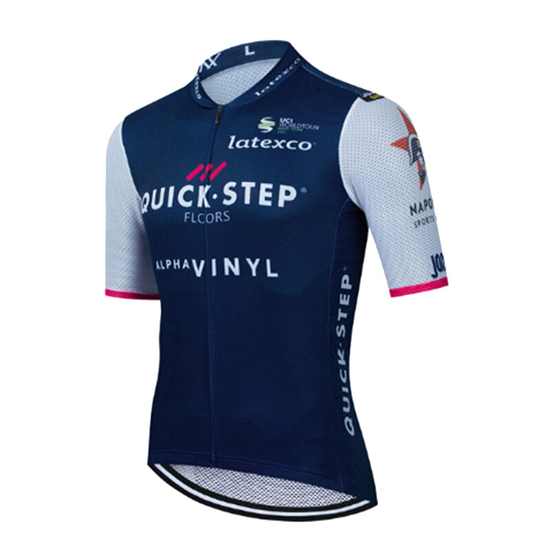 2022 Summer New Men Pro Team Cycling Jersey Short Sleeve Breathable Quick Dry Cycling Top Outdoor Bicycle Cycling Clothing