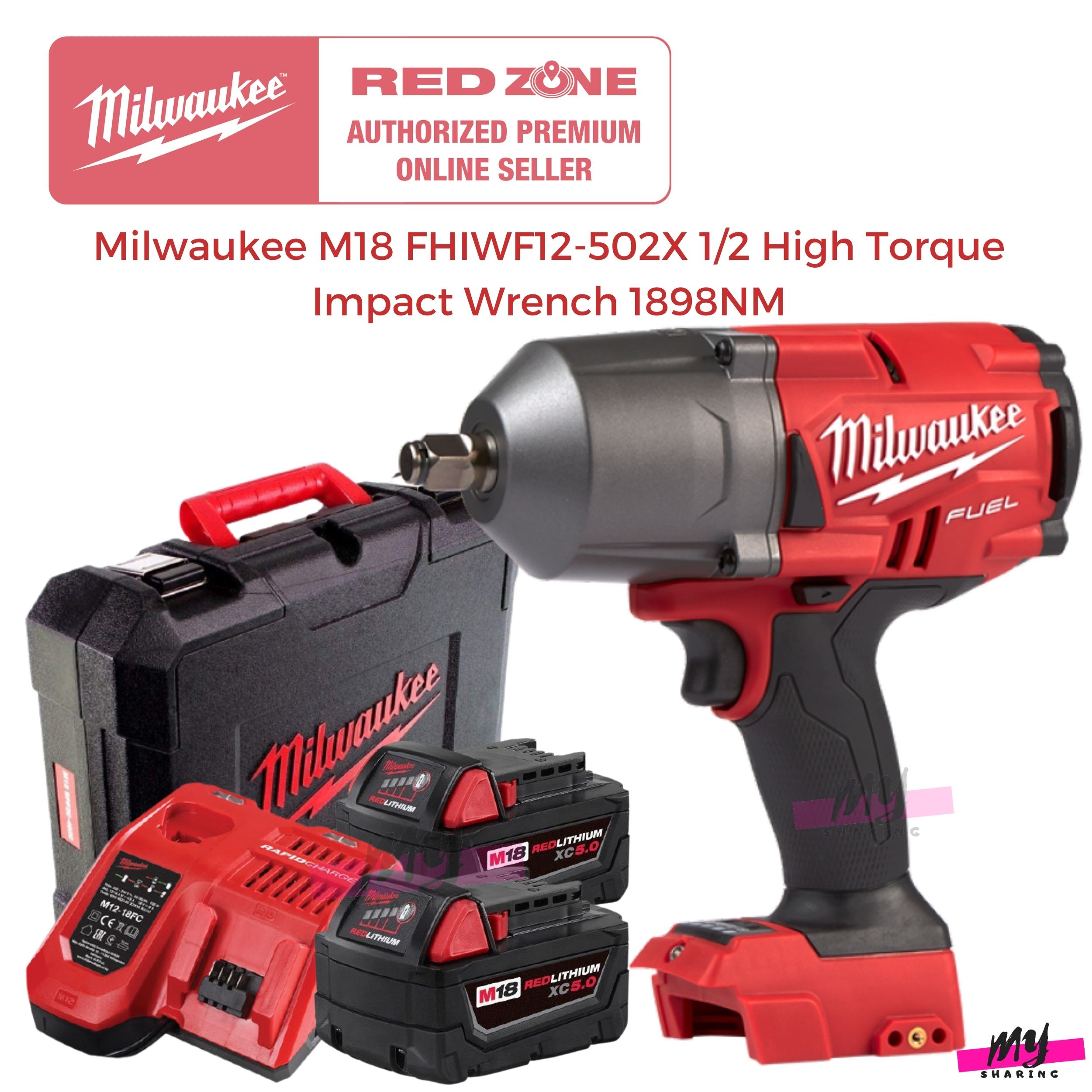 Milwaukee M18 FHIWF12-0 1/2 High Torque 
