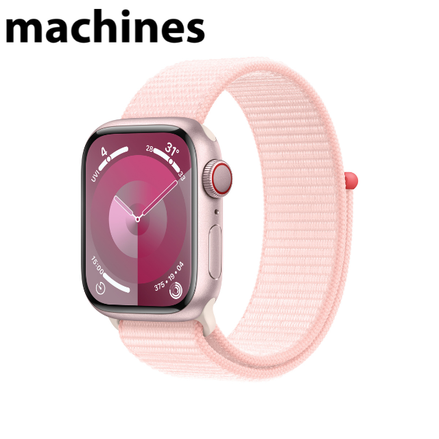 Apple Watch Series 9 (GPS + Cellular) 41mm/45mm Aluminium Case with Sport Loop