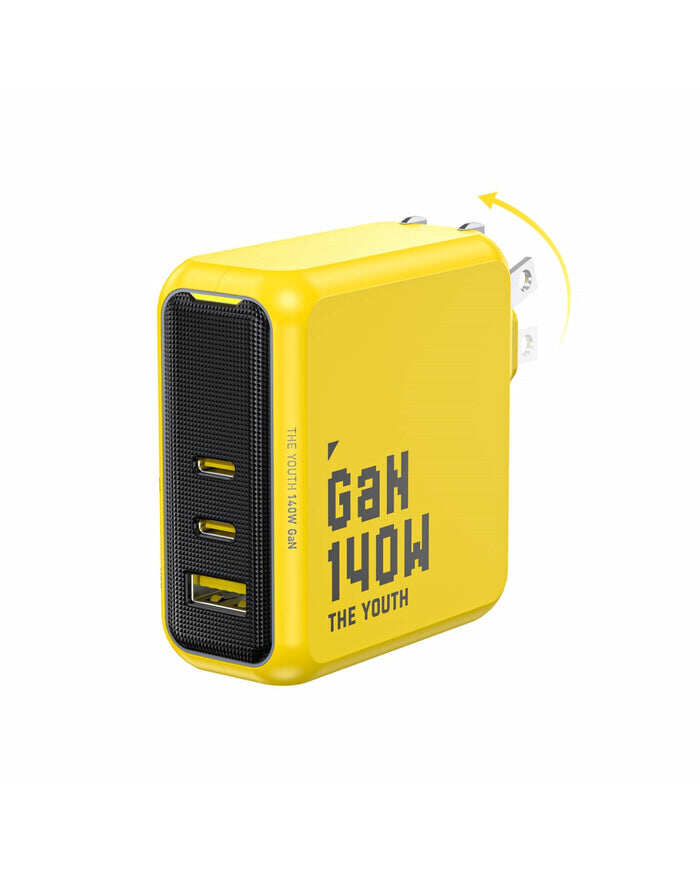 Aohi Thanh Niên 140W USB pd3.1 gan 3 cổng sạc nhanh cho iPhone 15/14/14 Pro/14 Plus/14 Pro Max và nh