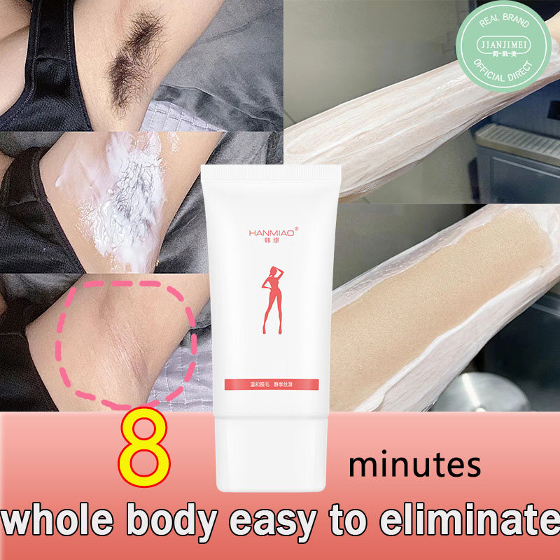 Gambar Hair Removal Cream 8 Minutes Quickly Painless Hair Removal Hand Leg  Armpit refuse hair regrowth  Skin Care Body Care Depilatory Cream  For Men Women 60g