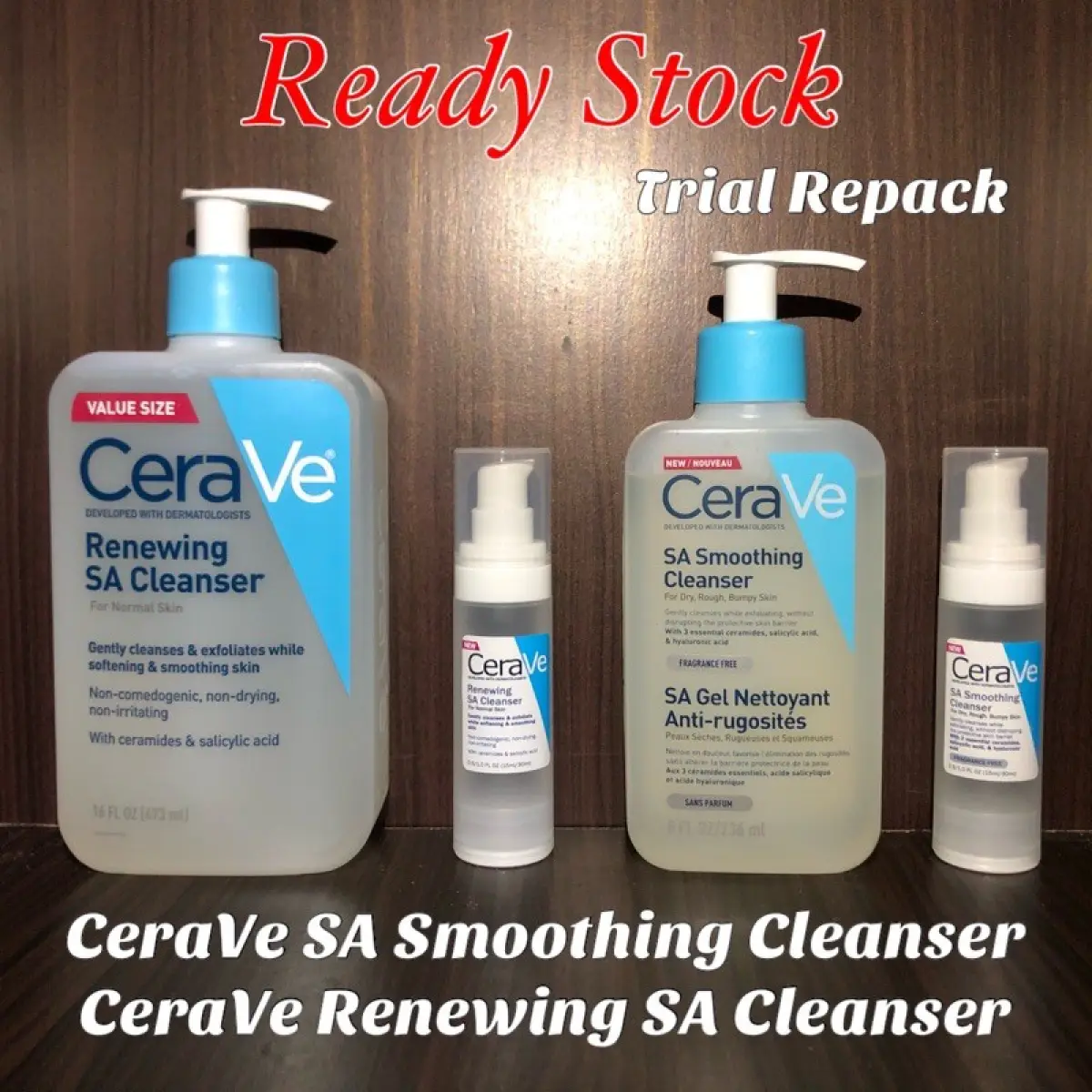 difference between cerave smoothing and renewing cleanser