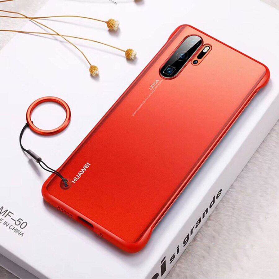 Custodia Per Telefono Con Supporto Per Anello Quadrato Placcato Per Huawei P30 P40 P20 Lite Pro - Foto 8