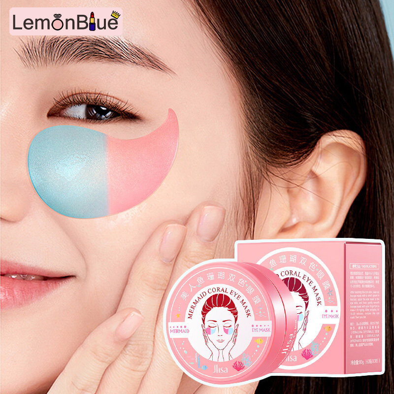 Gambar LemonBlue Cherry Blossom Extract Eye Pads Against Dark Circles   Puffiness Eye Pads Anti Ageing Hydrating Eye Masks 30 Pairs