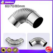 Stainless Steel 90° Chimney Liner Elbow - Multi Flue