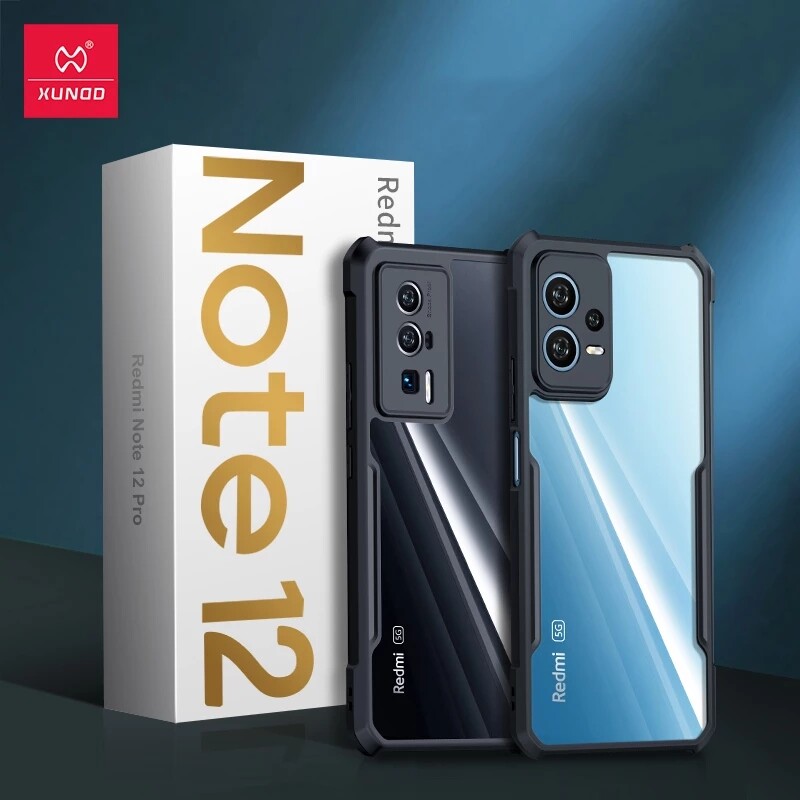 Xundd ốp chống sốc cho redmi note 12 pro, ốp trong suốt chống sốc bảo vệ cho xiaomi redmi note12 pro plus pro +