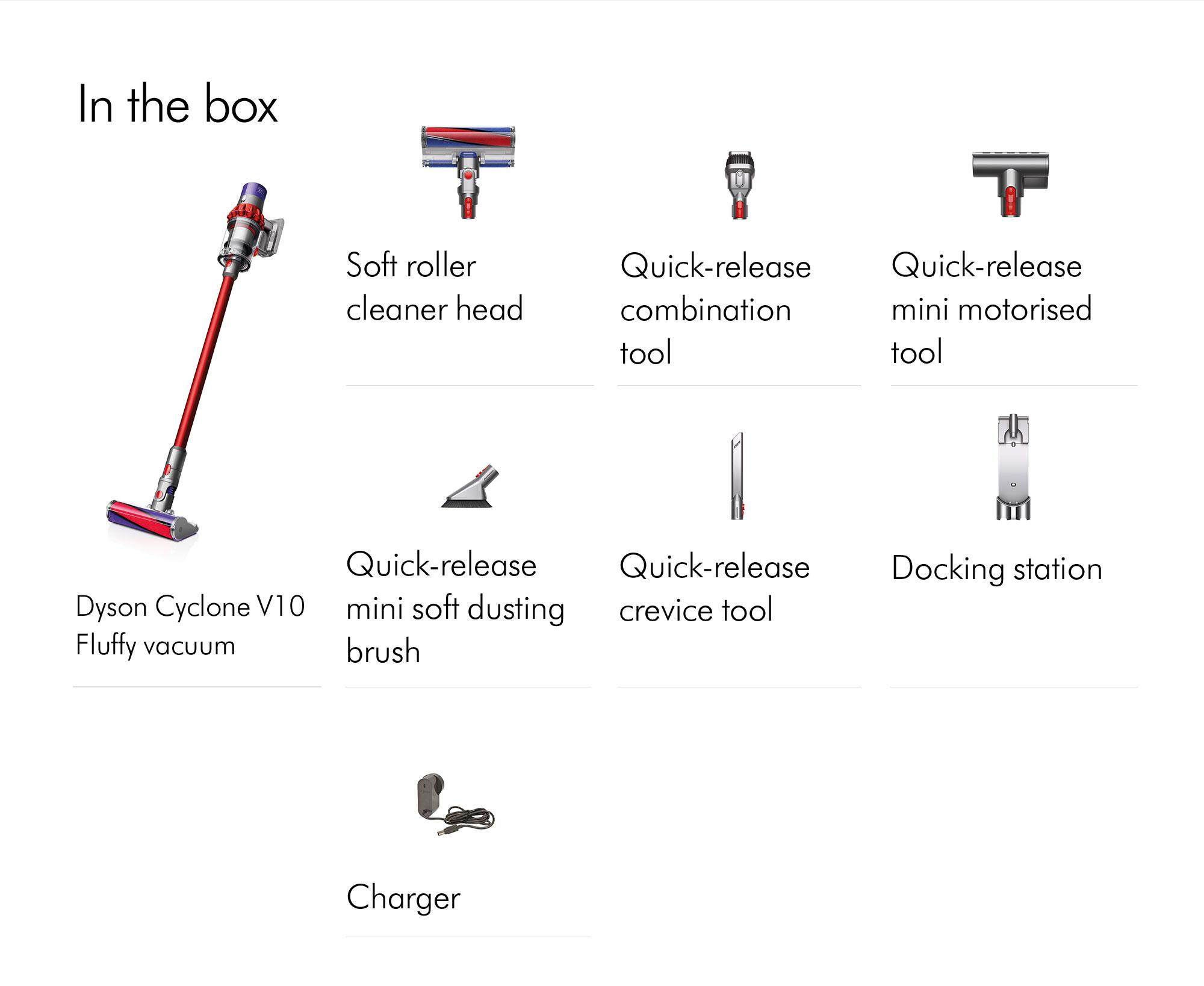 Dyson Cyclone V10 Fluffy Cordless Vacuum Cleaner Lazada Singapore