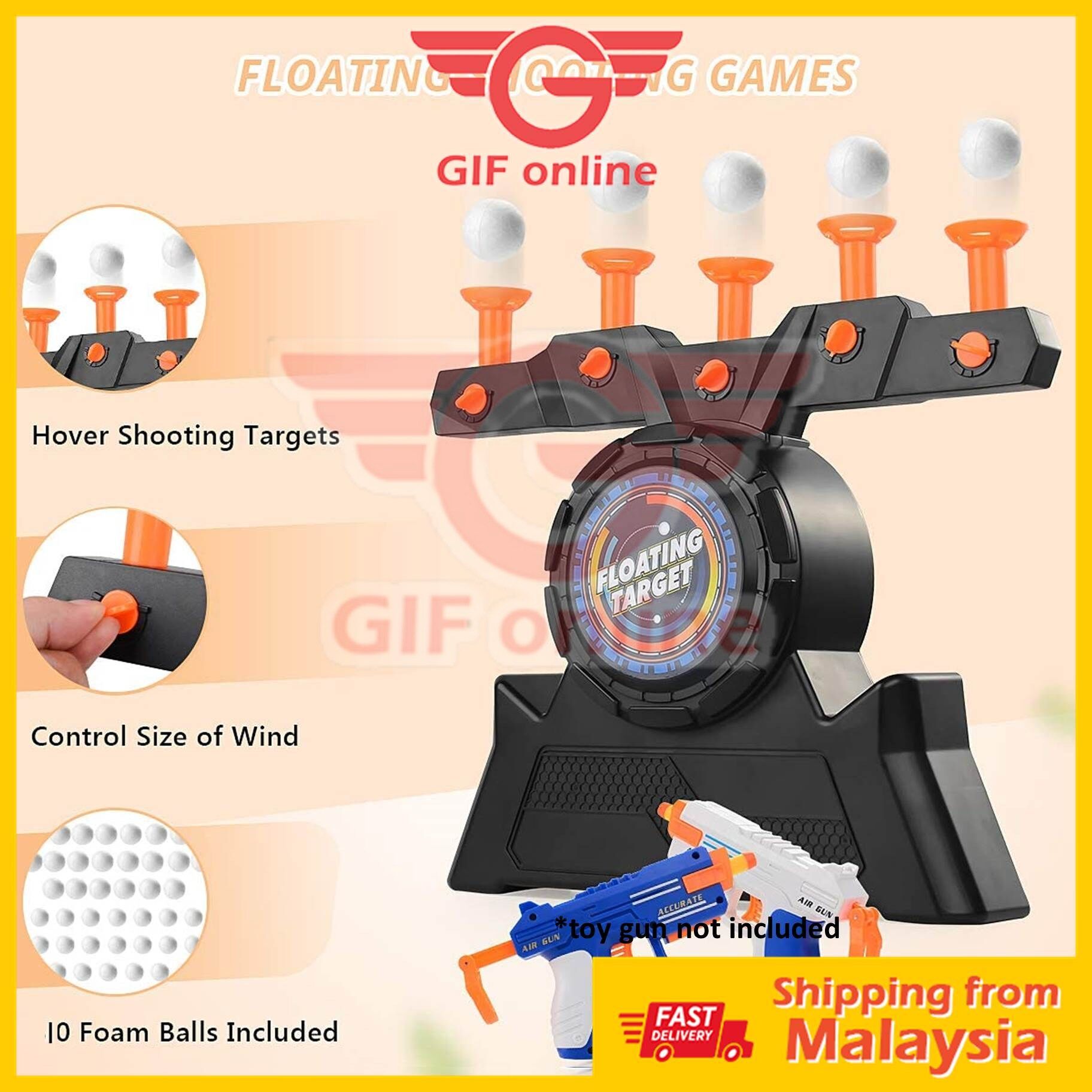 Floating targets store