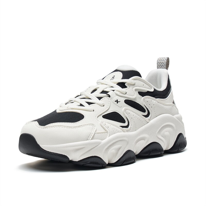 Giày Thể Thao Nữ Xtep Giày Nữ Thường Ngày Khâu Sợi Lưới Thời Trang Mới Giày Thể Thao Dày Chống Trượt