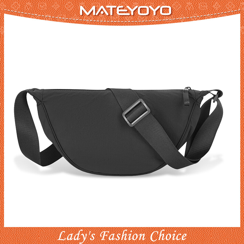 Alain Delon Stylish Nylon Small Vertical Messenger Bag For Men