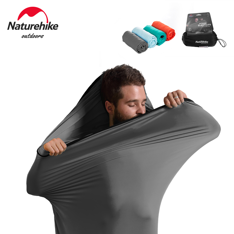 Naturehike tấm lót túi ngủ siêu nhẹ đàn hồi tấm lót túi ngủ du lịch khách sạn tấm đi bộ ngoài trời Túi Ngủ Cắm Trại tấm lót túi ngủ