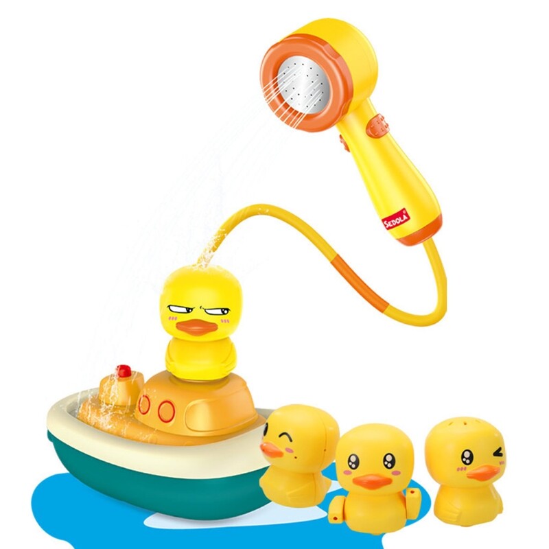 [hàng có sẵn 100%] đồ chơi tắm cho bé đầu phun nước đồ chơi chơi nước đồ chơi đài phun nước vòi hoa sen vịt hoạt hình đồ chơi phun nước bồn tắm điện cho trẻ sơ sinh 1