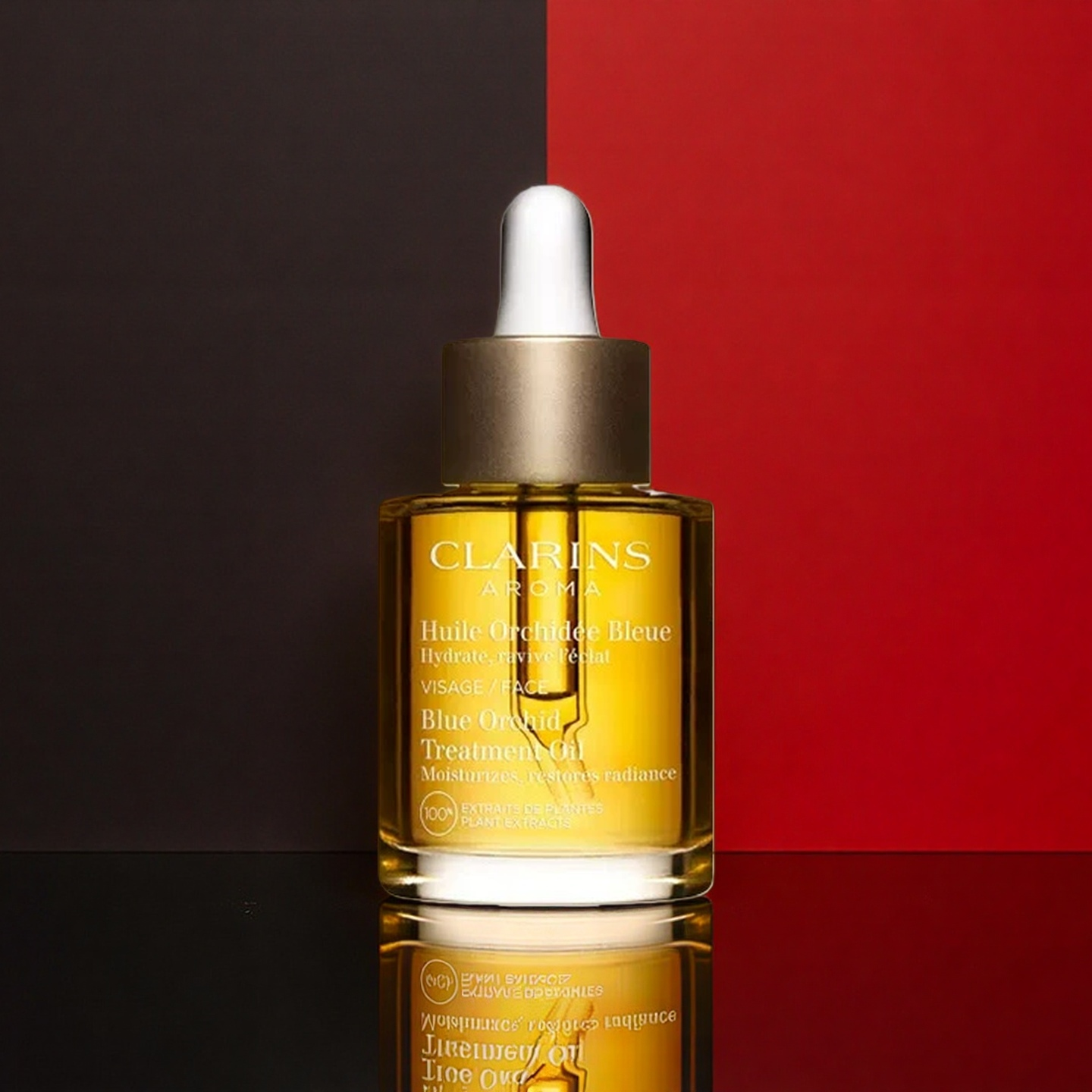 Official Authentic Clarins Aromaphytocare Santal/Blue Orchid/Lotus Treatment Oil 30ml Makeup Brushes