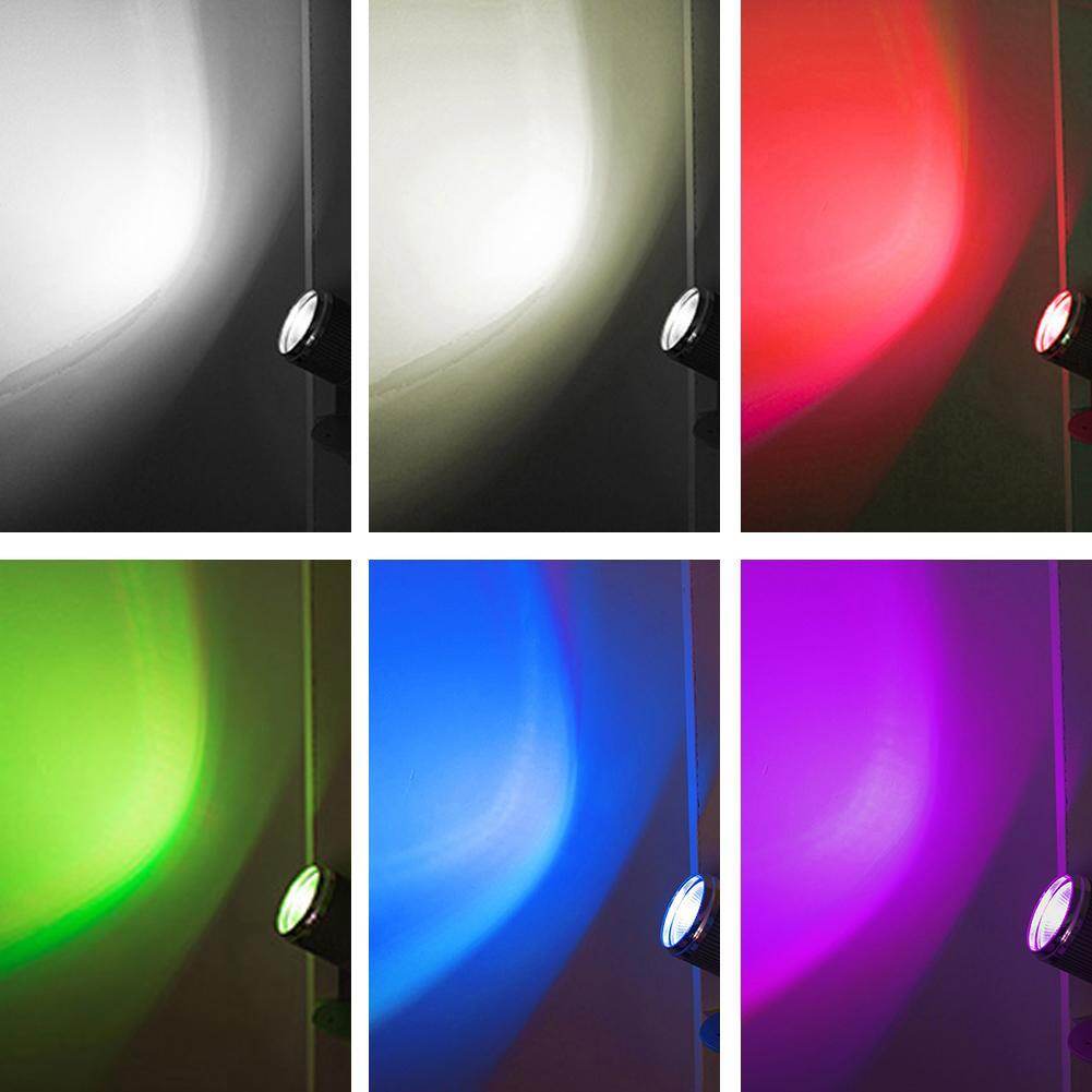 LED Sân Khấu Spotlight, Đèn Chiếu Điểm Tiệc Quán Bar KTV 85-265V 360 Độ Vỏ Màu Đen