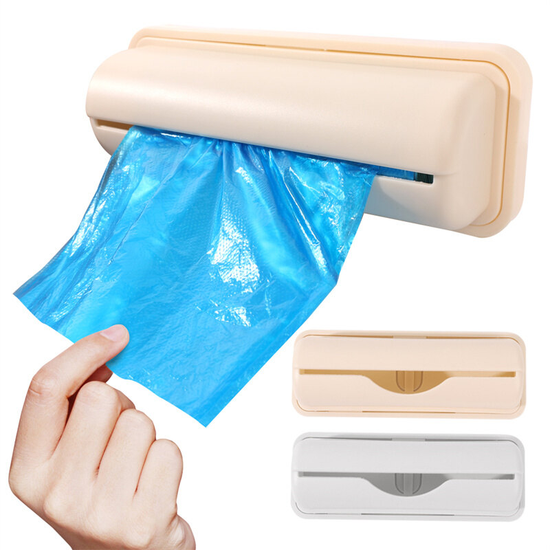 Treo tường túi rác hộp lưu trữ Ống đựng túi rác nhà bếp phòng tắm giá đựng túi tạp hóa túi nhựa container