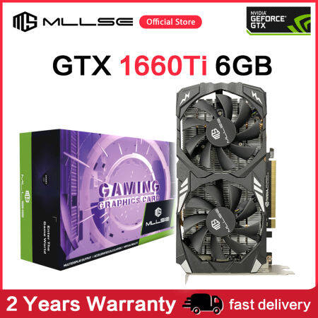 Mllse Graphics Card Gtx 1660 Super 1660 Ti 6GB GDDR6 192 Bit PCI-E 3.0×16 Gaming Gpu gtx 1660 Series Video Card for Desktop