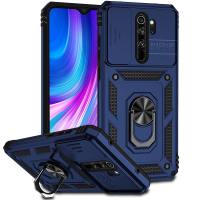 For Redmi Note 8 Pro Phone CaseSergeant Push Window Protection Camera Armor Ring Bracket Back Cover