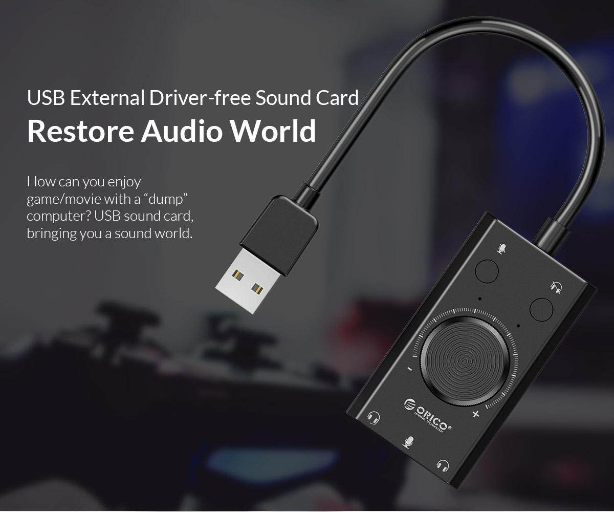 Orico Sc2 Multifunction Usb External Sound Card Lazada