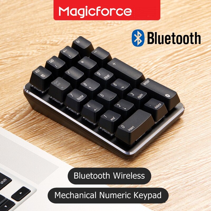 Magicforce Numpad Bluetooth Mechanical Keypad 21 Keys For Desktop Notebook
