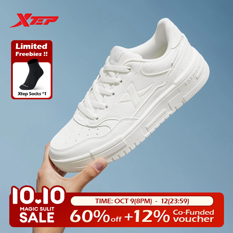 Xtep đệm giày nam giày thể thao giày thể thao giản dị thời trang 876319310029